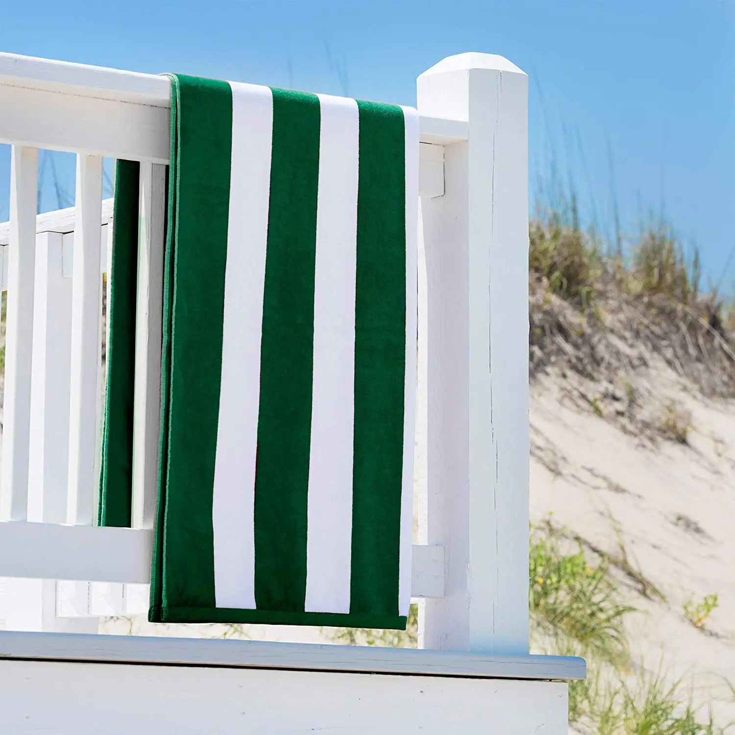 Luxury Custom Print Striped Beach Towel 100 Cm X 200cm Wholesale Canada 400gsm Thick 100% Cotton Sand Free Quick Dry