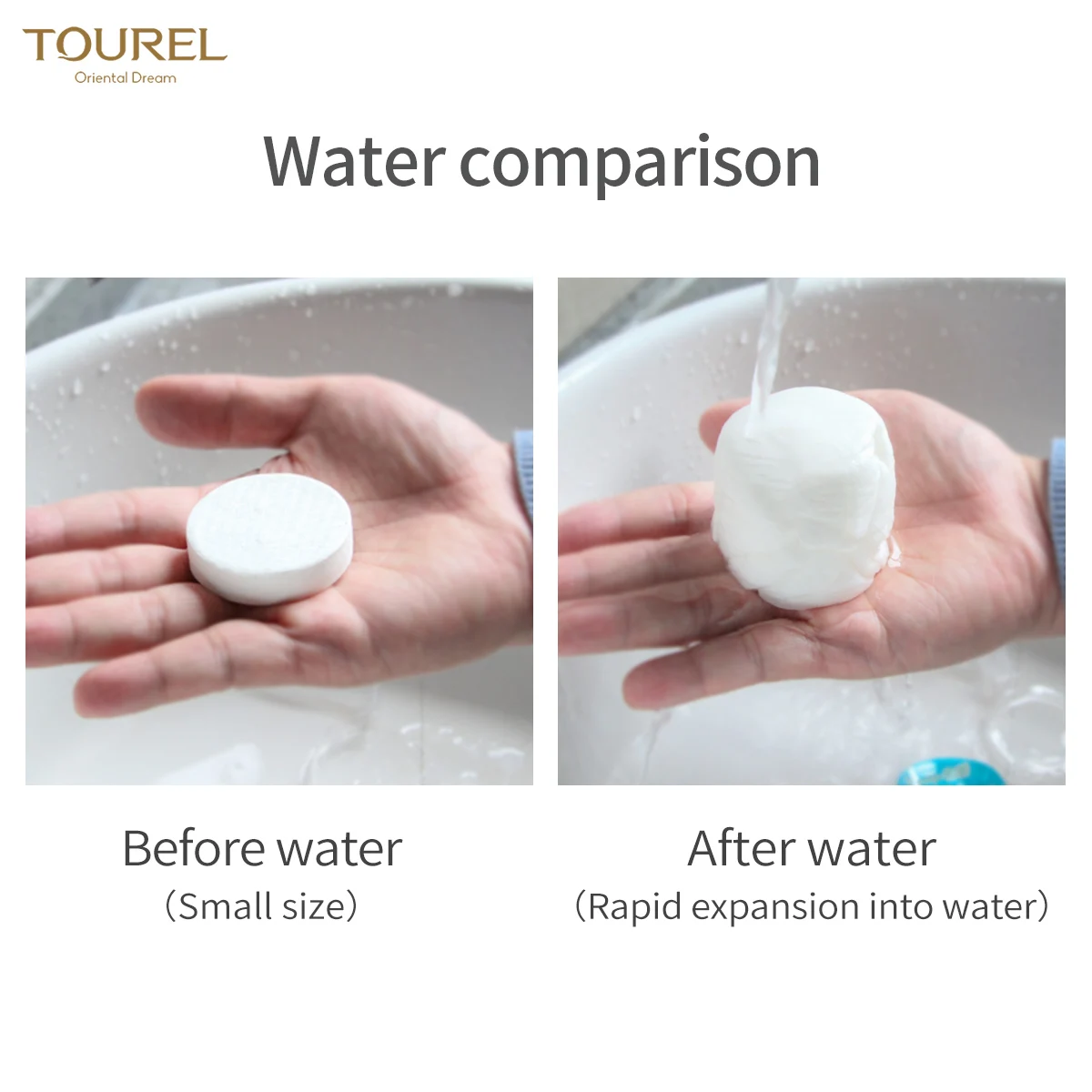 Customize Cotton Nonwoven Towel Face Oem High Quality Compressed Disposable Tablets For Hotels