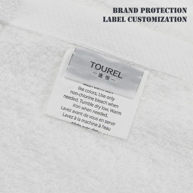 Custom Logo Kcraft Box Gift Packing Luxury Towels Bath 100otton Hotel Towel White
