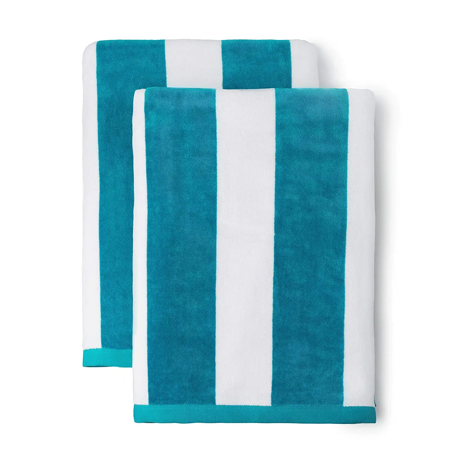 Toalla de playa de algod&oacute;n 100% de gran tama&ntilde;o, franjas s&uacute;per suaves, te&ntilde;idas en hilo, sin arena