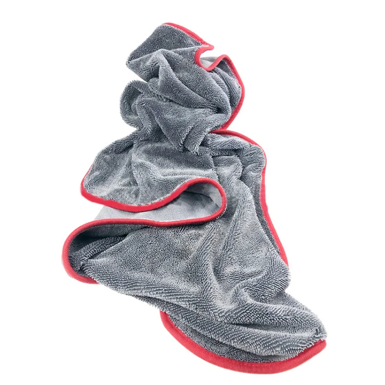 60*90 Microfiber Car Wash Towel Absorbent Car Supplies Cleaning Cloth Reinforced Car Towel