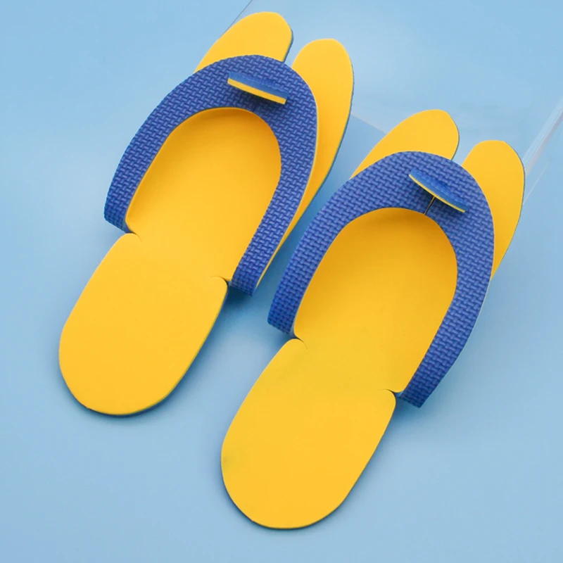 Cheap Disposable Comfortable White Eva Portable Foldable Adult Personalized Hotel Spa Flip Flops