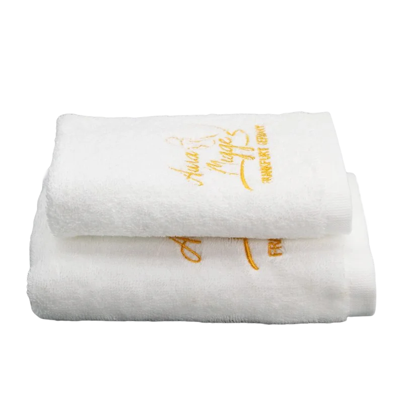 Serviette de bain en coton 600 Gsm de haute qualit&eacute;, ensemble blanc brod&eacute; personnalis&eacute;, serviette &agrave; main, serviette 80x160, s&eacute;chage rapide compress&eacute;