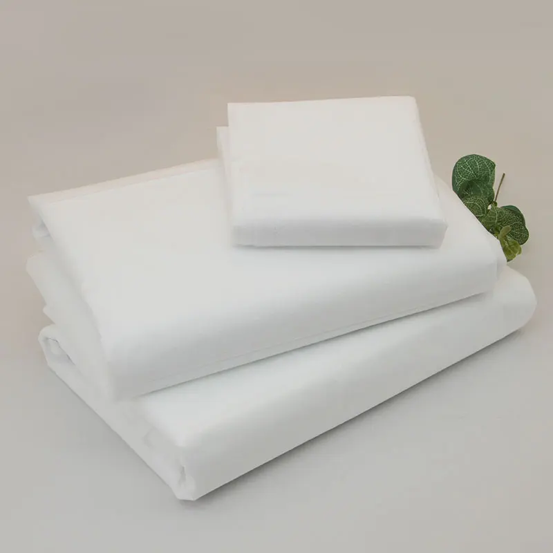 Disposable Travel Bedding Set Double Bed 4-piece Triple-layer Anti-static Nonwoven Eco-friendly Waterproof Luxury 300tc Bed