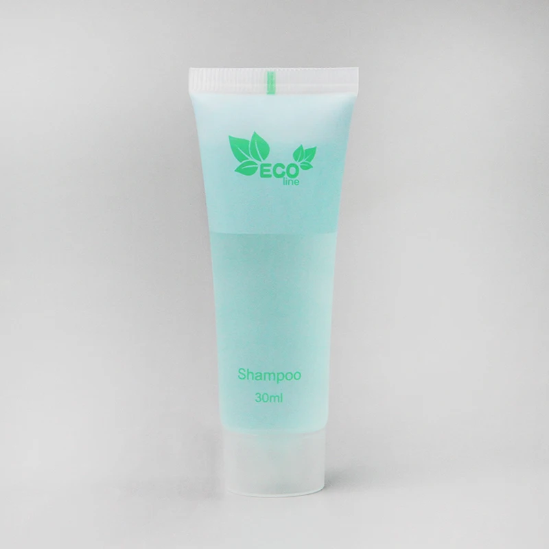 Paquete Ecológico con Logotipo Personalizado Gel de Ducha y Champú en Tubo para Hotel de Lujo Cinco Estrellas