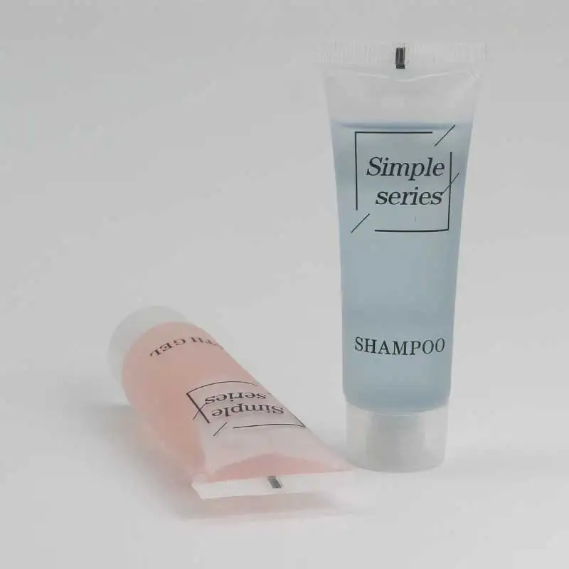 Hotel Bathroom Amenities Set Mini Hotel Shampoo 30ml Botella Shampoo Hotel Biodegradable
