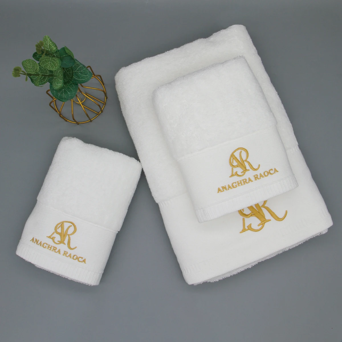 Custom Made White Hotel Linen Towels Hotel Towels Bath 100% Cotton White Face Towel For Travel Travel Hotel Business