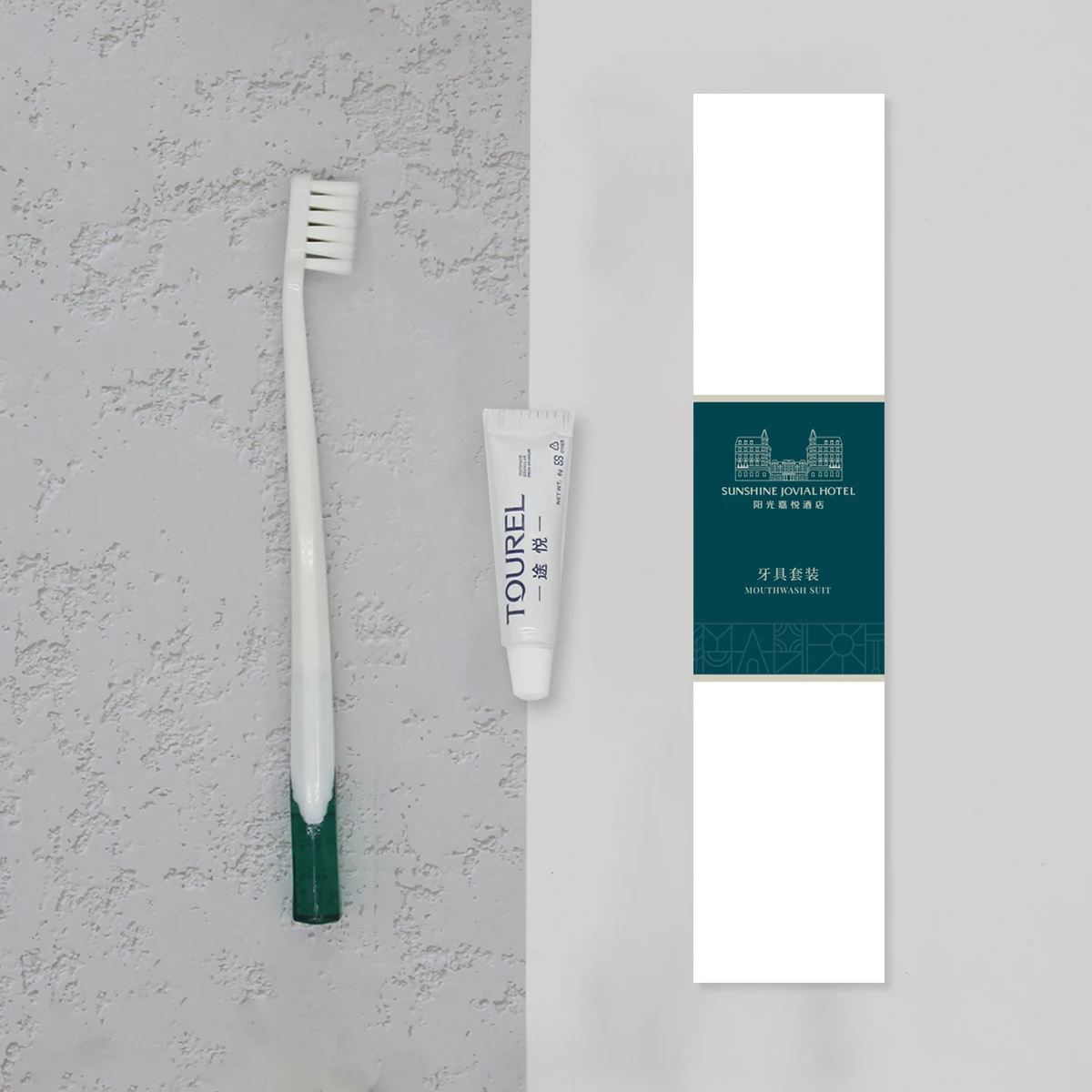 Disposable Dental Kit For Bathroom Supplies Traveling Hotel Toothbrush Toothpaste Restaurant Hotel Supplies Toothpaste Brush