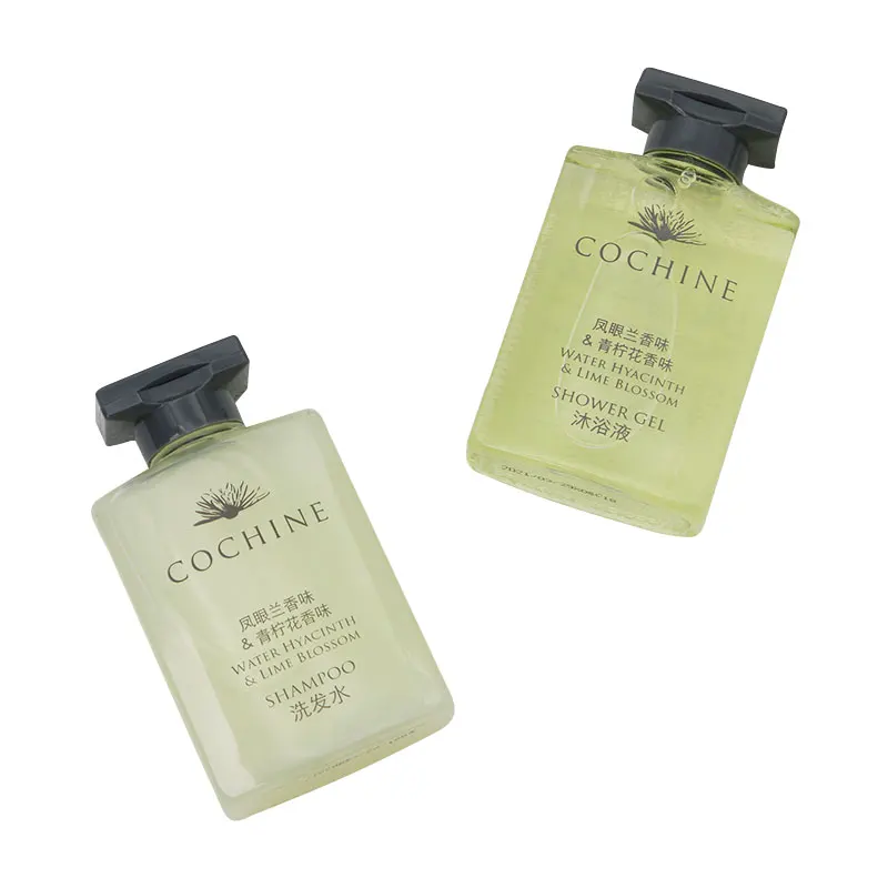 High End Hotel Spa Salon Center Luxury Hotel Amenities 35ml Empty Bottle Shampoo With Screw Cap