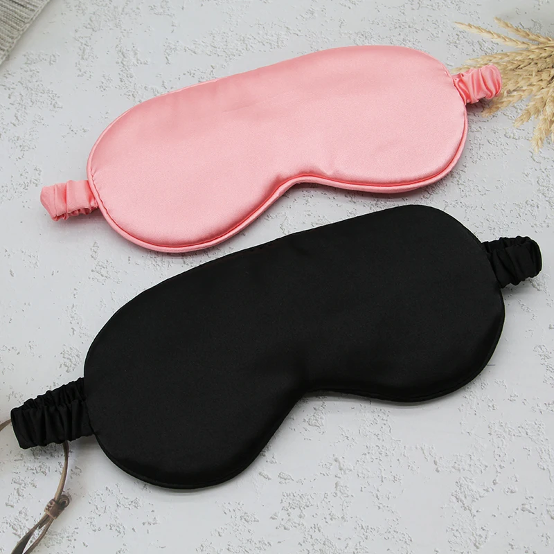 Adjustable Luxury Double-sided Silk Sleep Eye Masks Anti-aging Skin Care With Breathable 100% Pure Mulberry Silk Cotton Eye Mask