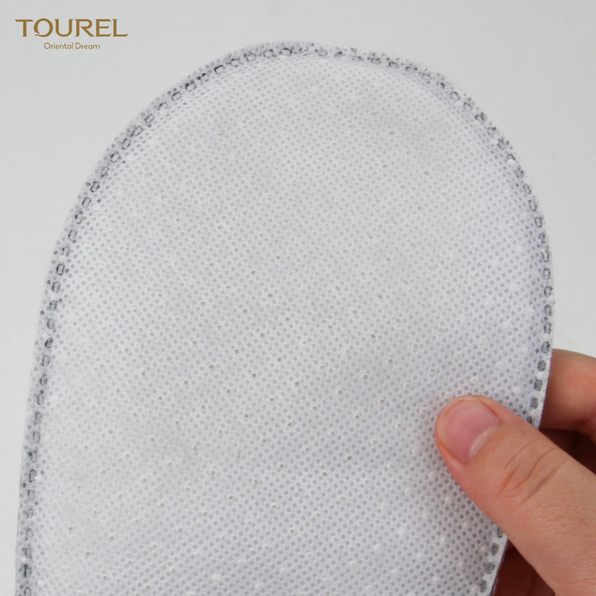 Non-slip Anti-slip Sole Unisex Disposable Slippers Grey Eco Bamboo Non-woven For Hotel Home Guest Traveling Spa Airplane Massage