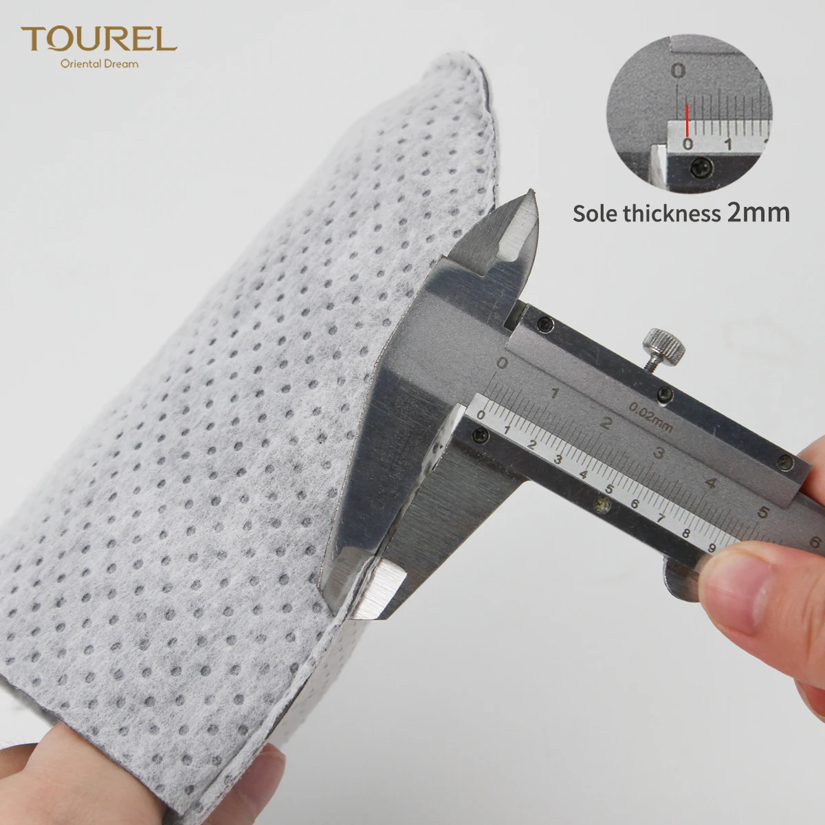 Non-slip Anti-slip Sole Unisex Disposable Slippers Grey Eco Bamboo Non-woven For Hotel Home Guest Traveling Spa Airplane Massage
