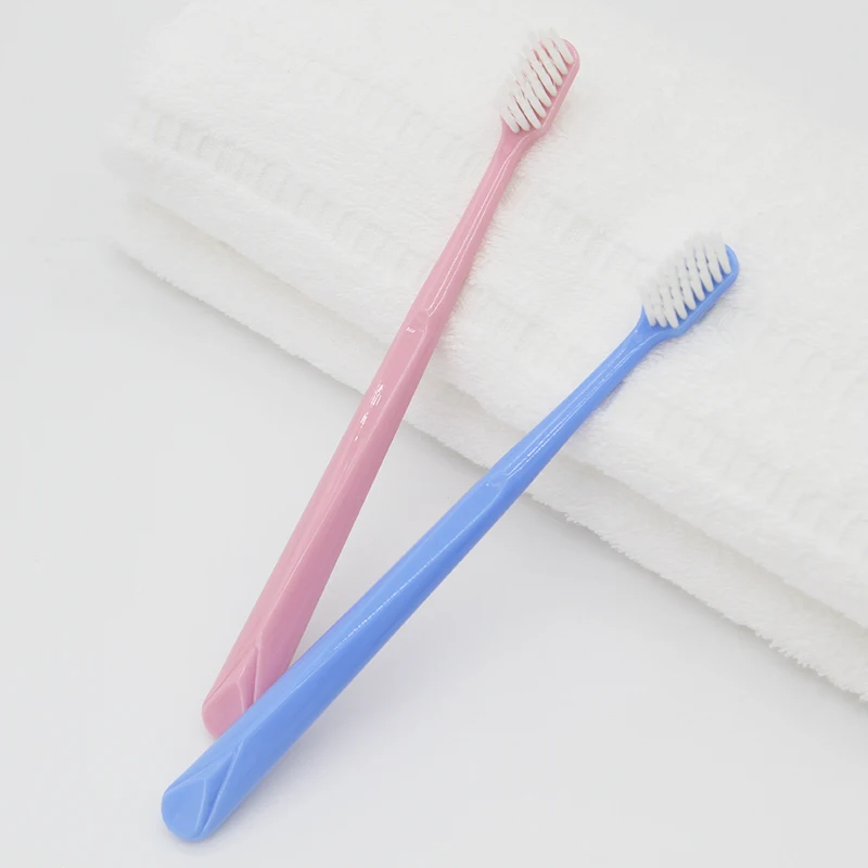 Custom Logo Hotel Toothbrush With Soft Bristle Disposable Toothbrushes Hotel Amenities