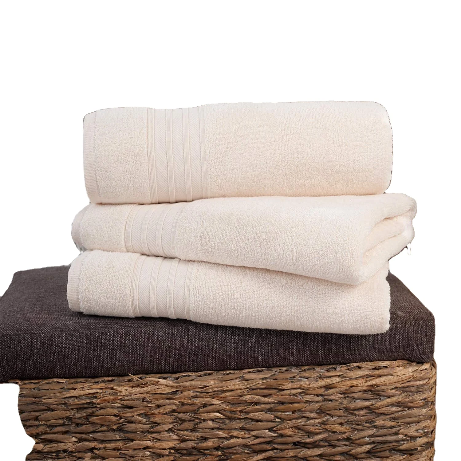 Guangzhou Manufacturer Bulk Towel White Cotton Customised Hotel Bedsheets And Towels Sauna Hotel Face Towel