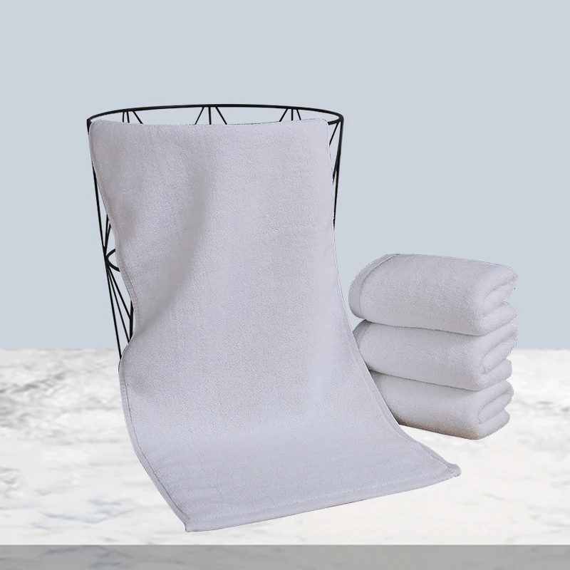 Luxury 100% Cotton Bath Towel Set Custom Jacquard Logo Quick-dry Compressed Knitted Solid Color Disposable For Spa Hotels