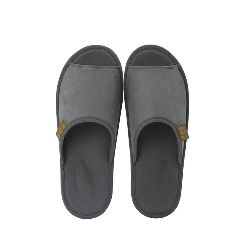 Reusable House Hotel Guest Room Washable Spa Slippers Custom Logo Washable Indoor Hotel Slippers