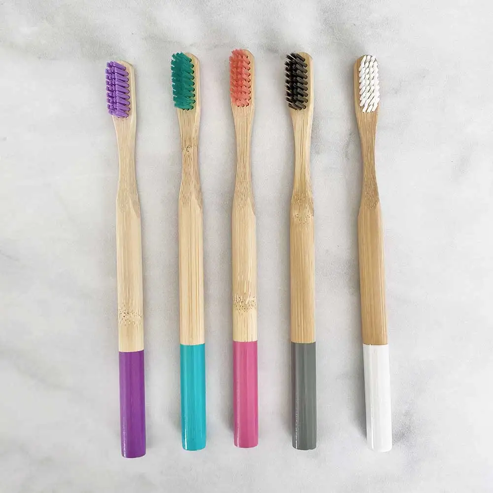 Bpa Free 100% Eco-friendly Disposable Nylon Baby For Toothbrush Charcoal Soft Bristle For Kids Animal Engraved