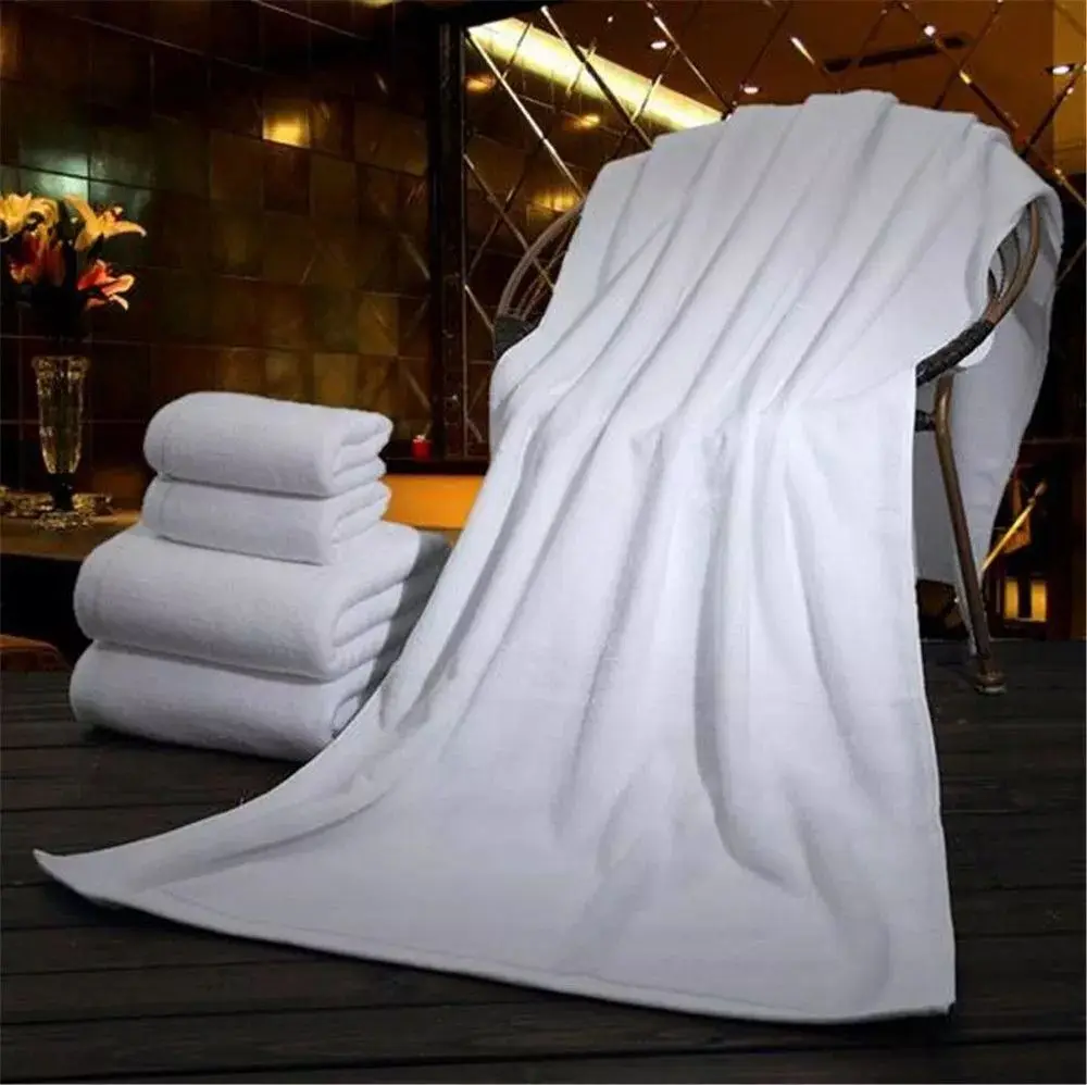 White Customizable Hotel Towel Set For Home & Spa Bath Disposable Knitted Towels By Chris Madden Wholesale