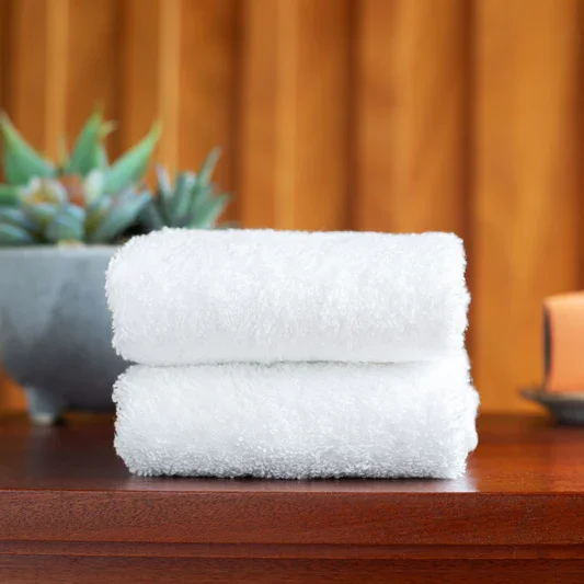 5 Star Hotel Quality Absorbent Quick-dry Compressed Disposable Knitted Hand Towels Set Egyptian Cotton