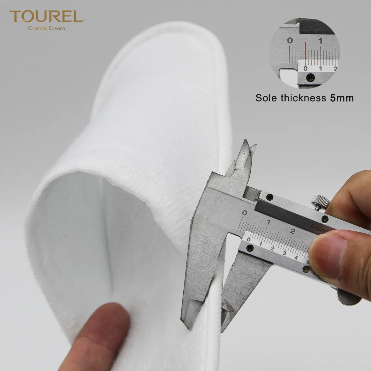 Zapatillas de hotel desechables ecológicas de vellón de coral blanco para mujer
