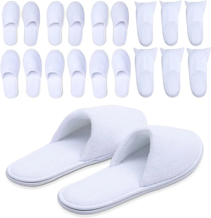 Custom Logo Disposable Hotel Slippers Whole Shaped New Style Non-woven Guest Amenities