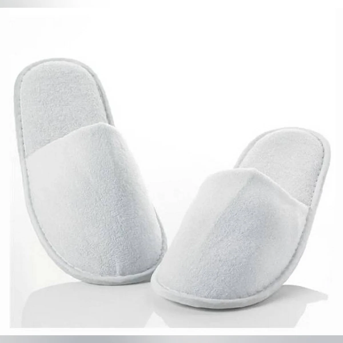 Custom Logo Disposable Hotel Slippers Whole Shaped New Style Non-woven Guest Amenities