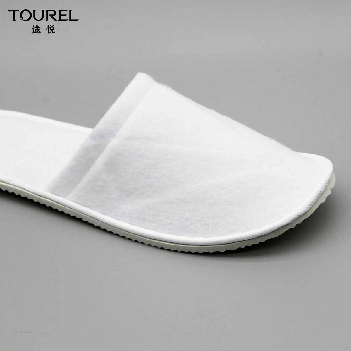 Manufacturer Custom Wholesale Cheap Personalized Disposable Non-woven Coral Fleece Eco Portable Closed Toe Hotel Slippers
