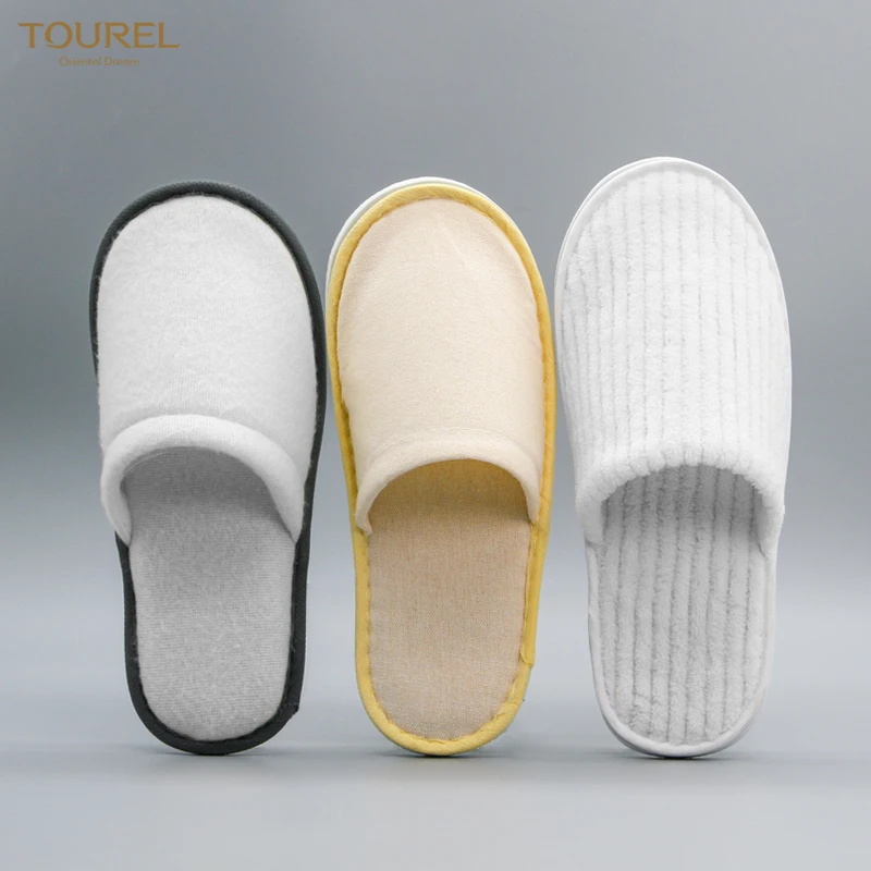 Zapatillas desechables de spa personalizables de alta gama, amenities para habitaciones de hotel de estrellas