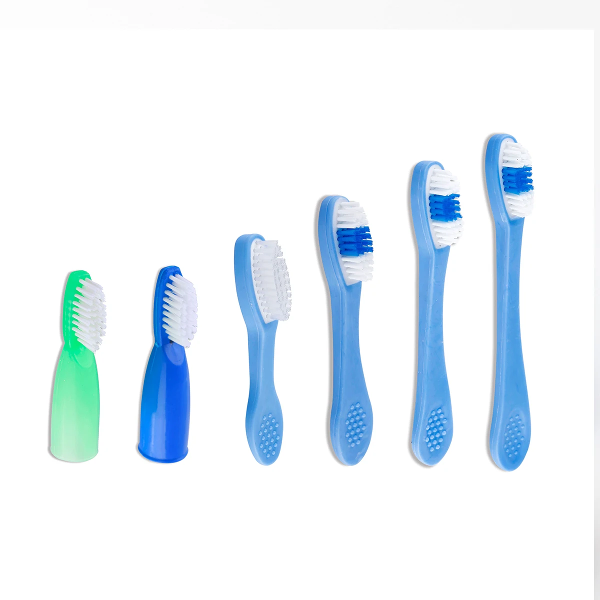 Cepillo de dientes circular de plástico para dedo, suministros para prisiones, cepillo de dientes de plástico para pulgar, cepillo de dientes para dedo para centros de detención