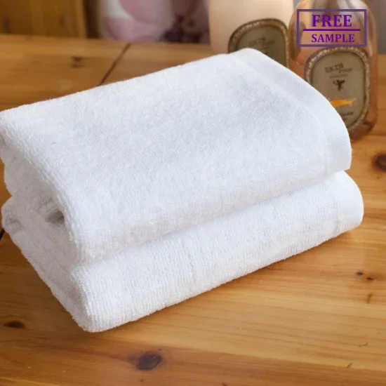 100% Cotton Waffle Hotel Towel Set Soft Knitted Face Bath Towel Customized For Hotels Compressed Low Lint