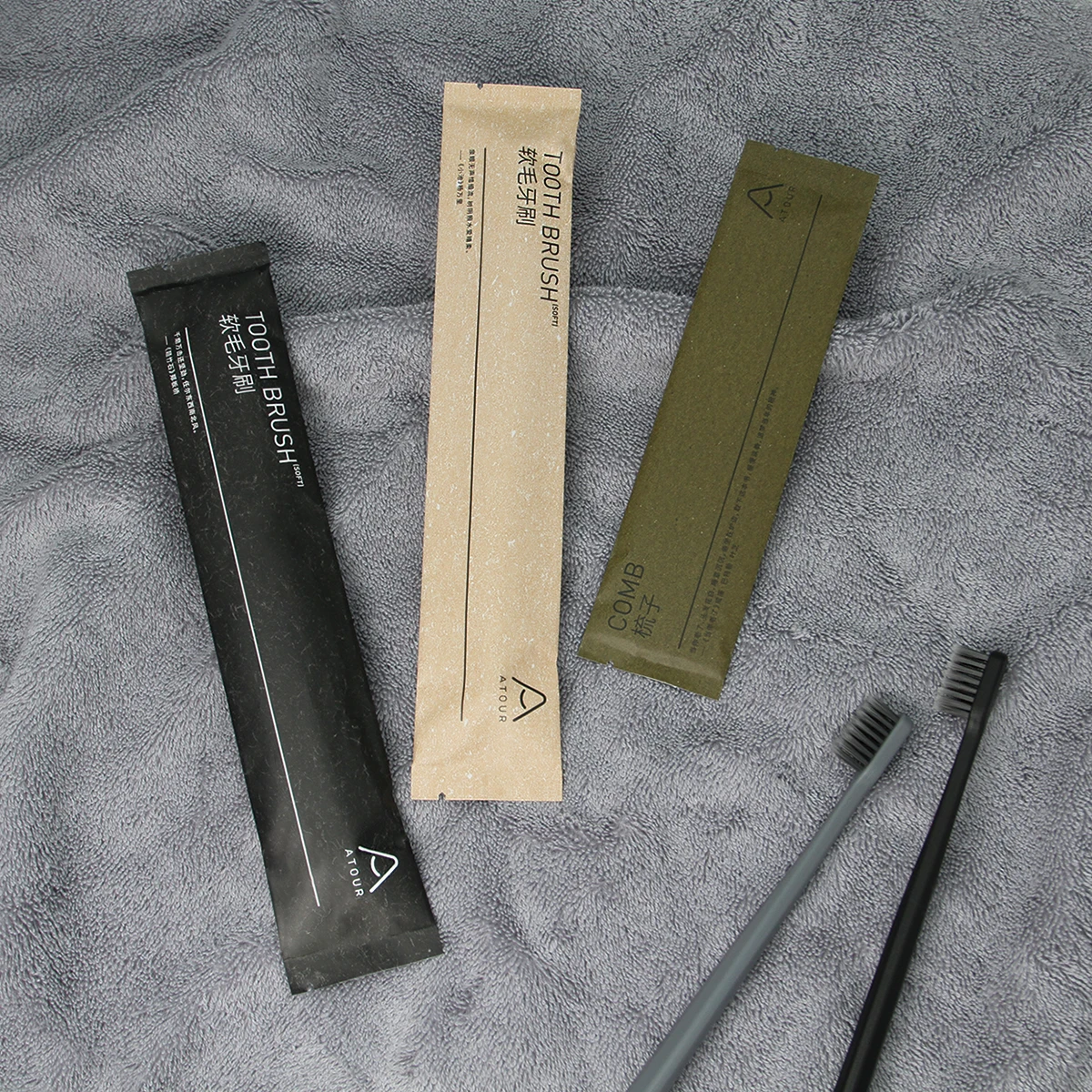 Set de Amenidades de Hotel Eco Pure Amenidades de Hotel Crema de Afeitar Art&iacute;culos de Tocador Personalizados para Hotel