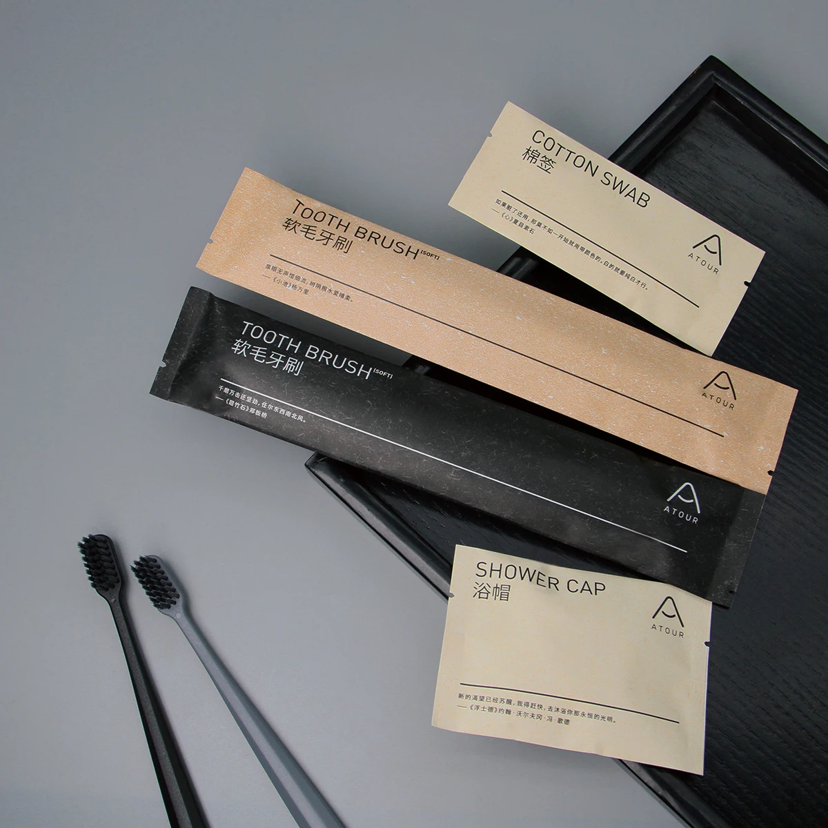 Ensemble d'articles de toilette pour hôtel Eco Pure, crème à raser pour hôtel, articles de toilette personnalisés pour hôtel