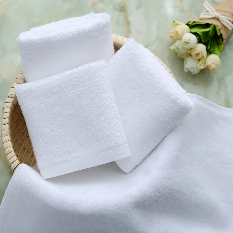 Custom Logo Face Towel 100% Cotton Quick-dry Disposable Spa Towel Knitted Technics 5 Star Hotel Standard Customized Color