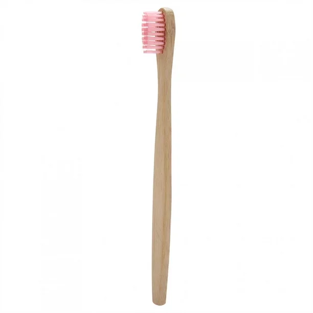 100% Eco-friendly Bamboo Toothbrush For Adults Soft Bristles For Home Use