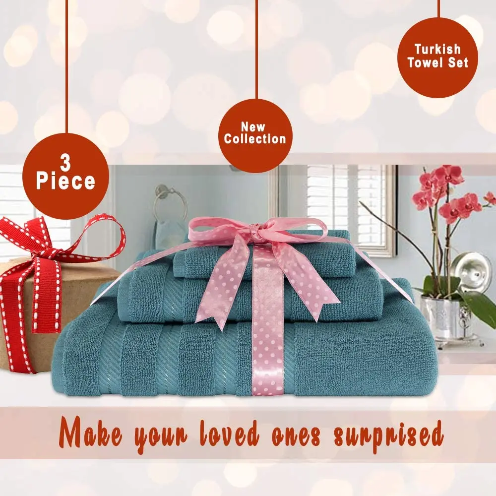 Premium 100% Cotton Hotel Towel Set Quick-dry & Disposable Bath Towels White With Custom Brand Logo