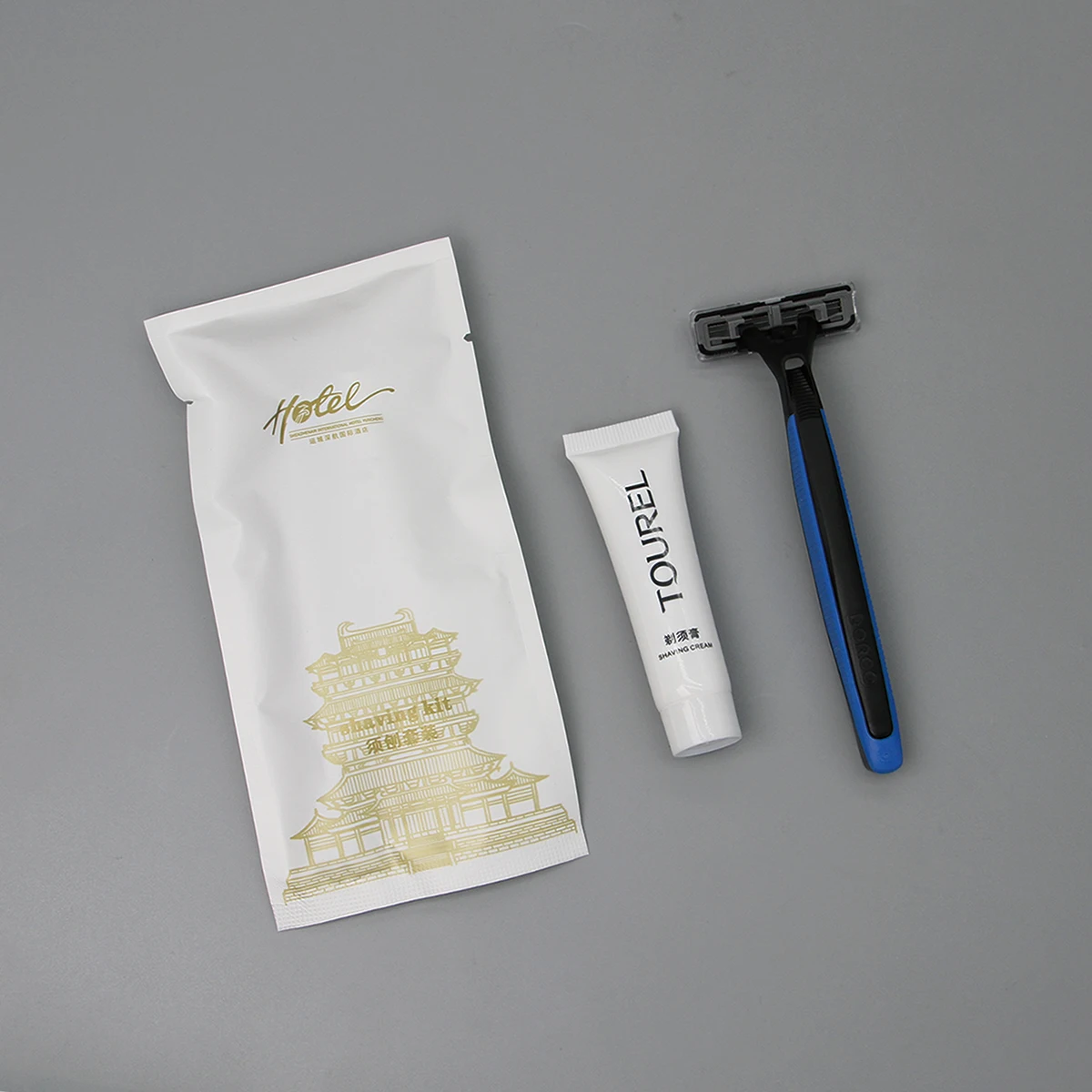 Custom Hotel Guest Disposable Toiletries Accessories Set Eco Stone Paper Packing Amenity Kit For Hotel