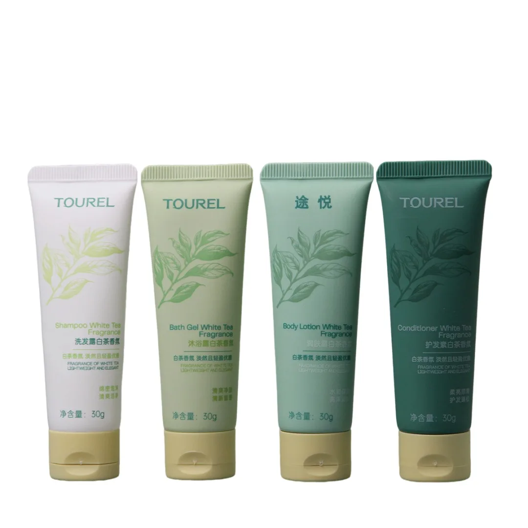 Luxury Hotel Shower Gel And Shampoo Set Elegant Bathroom Supplies Factory Sale Hotel Amenity Kit