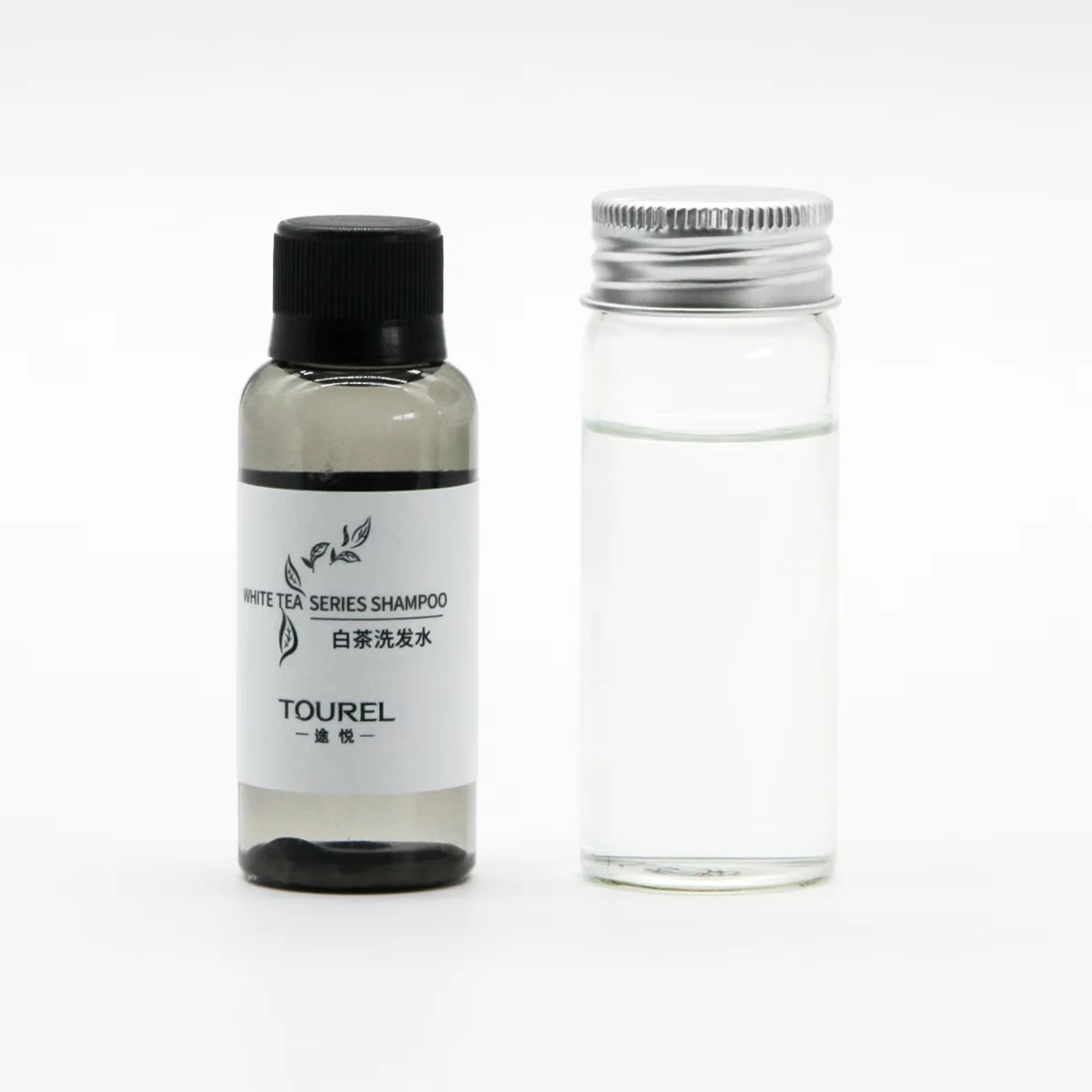 Hotel Supplies White Tea Fragrance Amenities Set 30g Disposable Shampoo Bath Gel Body Lotion Conditioner With Screw Cap