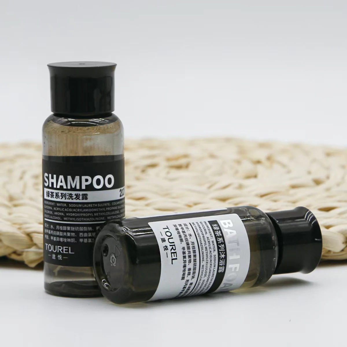 30ml Hotel Shampoo And Conditioner Shower Gel Bottles Green Tea Fragrance Hotel Bathroom Mini Shampoo And Conditioner For Hotel