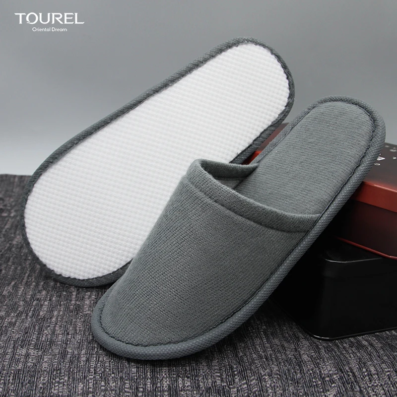 Wholesale Hotel Spa Slippers Nap Cloth Indoor And Outdoor Premium Amenities
