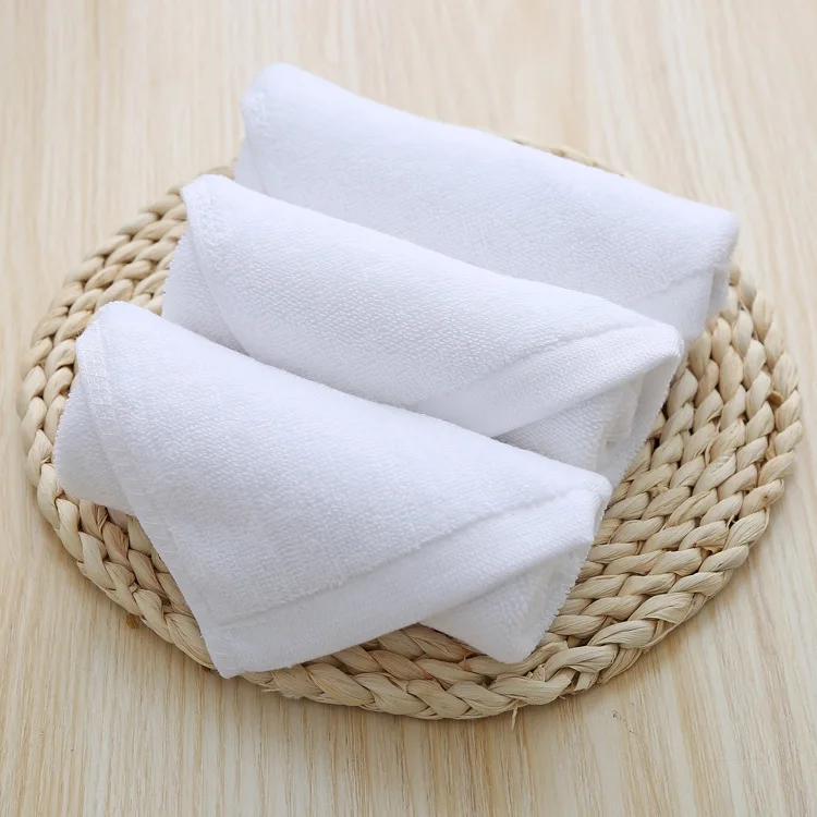 Hotel Terry Towel Manufacturer Offers Quick-dry Disposable Compressed Knitted Toiletries Towels Cheap White For Hotels