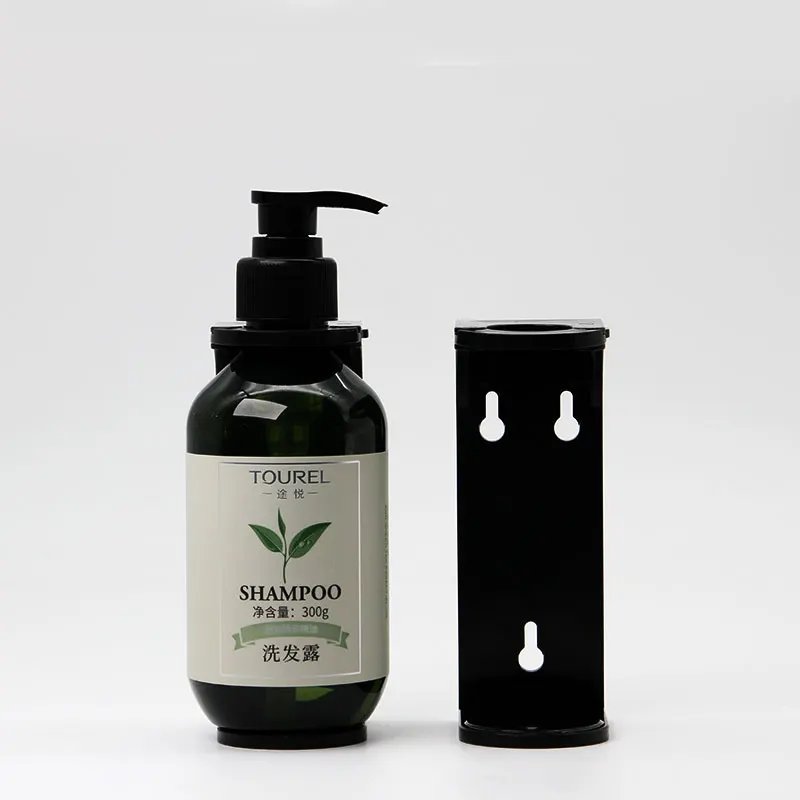 Hot Sales Hotel Wall Mounted Shampoo And Conditioner Dispenser Holder Shampoo Dispenser Brackets For Bathroom