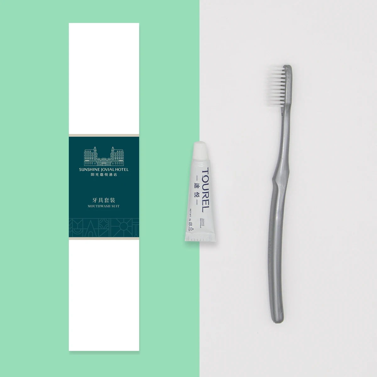 Cheap Price Nylon Bristle Hotel Disposable Toothbrush One Time Use Hard Bristle Plastic Dental Kit