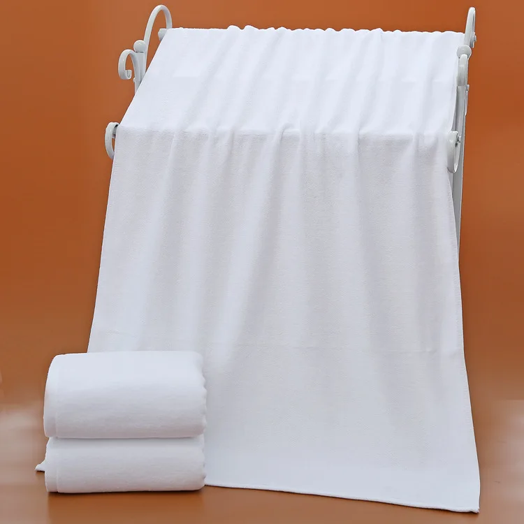 Luxurious 100% Cotton Thick Bath Towel Ultra Plush Quick-dry Solid Color Knitted Spa Towels For Adults Disposable Compressed