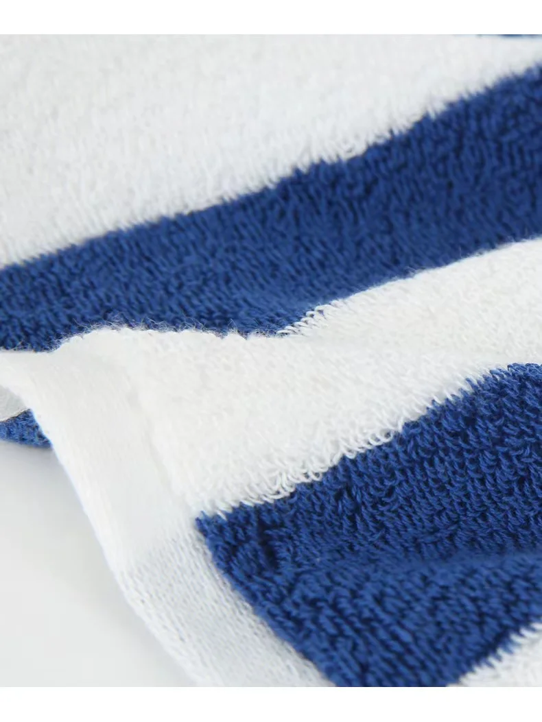 Premium Quality 100% Cotton Striped Oversized Quick Dry Luxury Printed Swimming Bath Beach Towel Custom Summer Sports Tropical