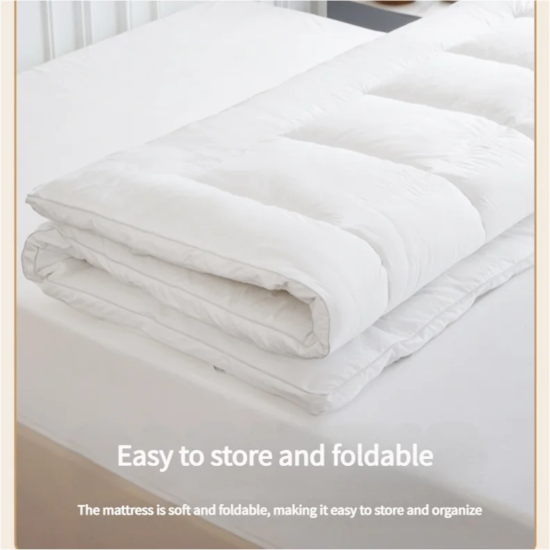 Extra Thick Waterproof Hotel Bed Mattress Pads Toppers Single Double Full Size Washable Padded Foam Memory Quilted Technique