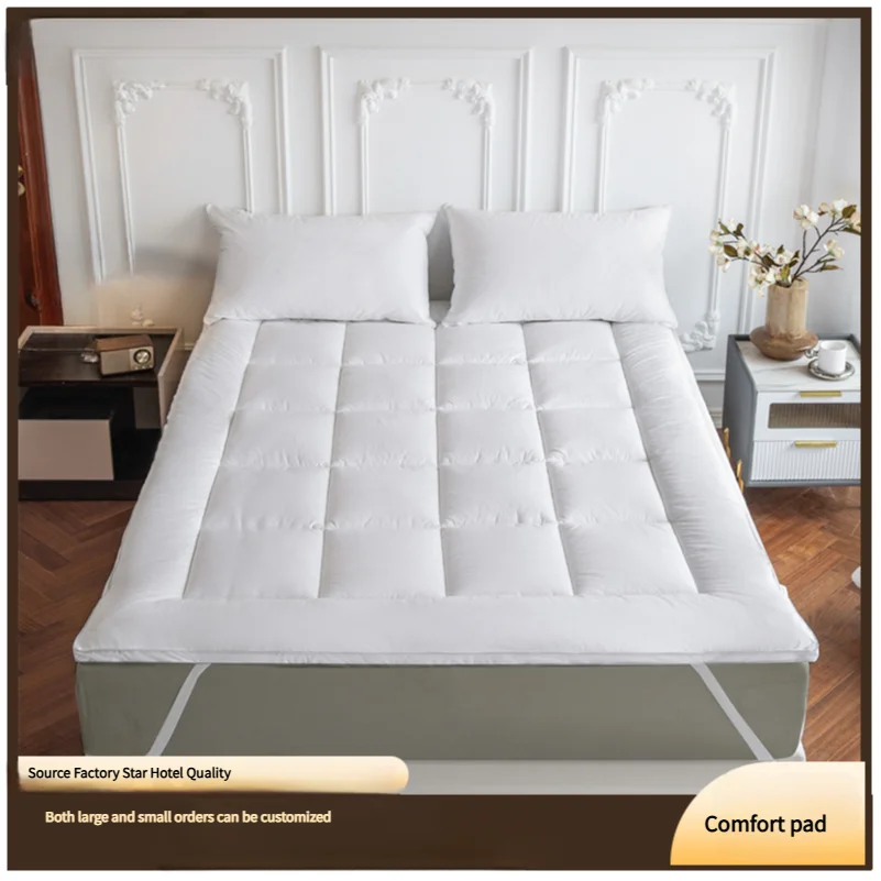Extra Thick Waterproof Hotel Bed Mattress Pads Toppers Single Double Full Size Washable Padded Foam Memory Quilted Technique