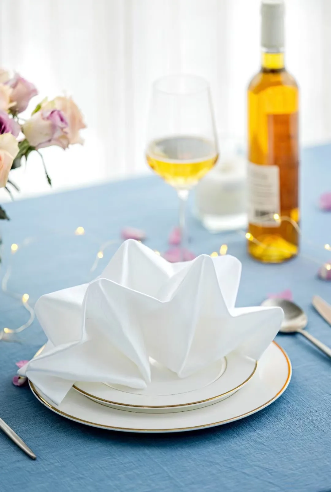 Wholesale 100% Cotton Custom Cloth Napkin Luxury Rectangle Table Napkins Reusable For Wedding Parties And Restaurants