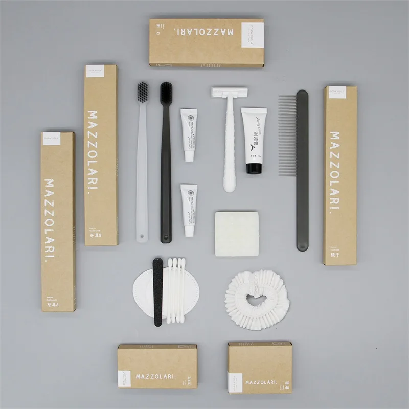 Hotel Toiletries Amenities Bulk Hotel Room Bathroom Set Dental Kits For Hotel