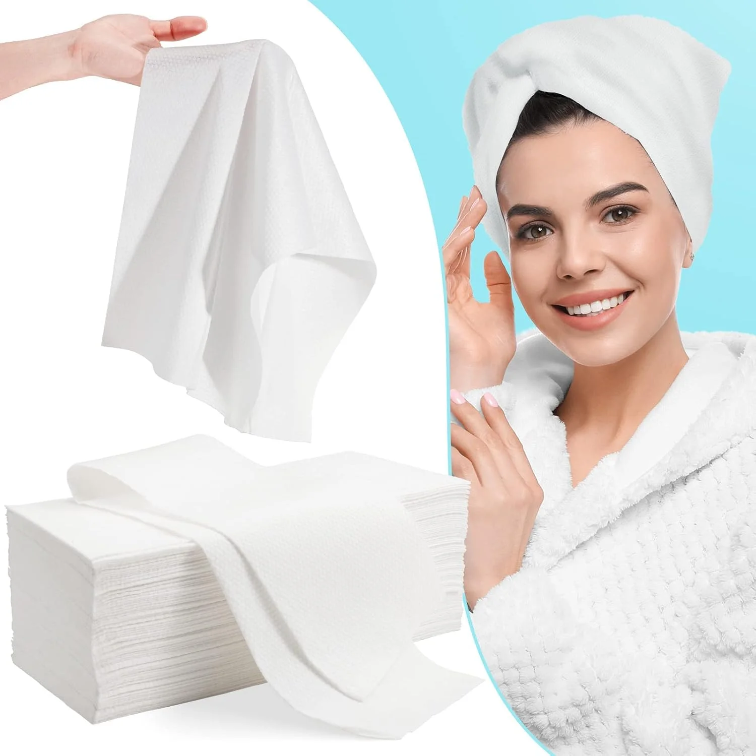 Eco-friendly Portable Travel Towels Pure Cotton Compressed Disposable Cotton Roll Towels